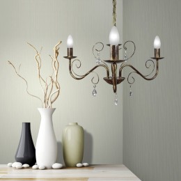 Люстра Петрасвет S1216-3, 3хЕ14 макс, 60Вт