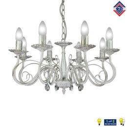 Люстра Петрасвет S1164-8, 8хЕ14 макс, 60Вт