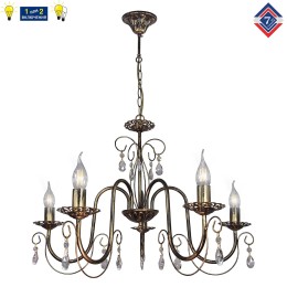 Люстра Петрасвет S1254-5, 5хЕ14 макс, 60Вт