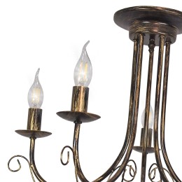 Люстра Петрасвет S1260-5, 5хЕ14 макс, 60Вт