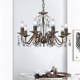 Люстра Петрасвет S1154-8, 8хЕ14 макс, 60Вт