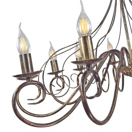 Люстра Петрасвет S1236-12, 12хЕ14 макс, 60Вт