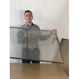 Козырёк над дверью Петрасвет S4002 Черный усиленный