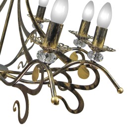 Люстра Петрасвет S3125-8, 8хЕ14 макс, 60Вт