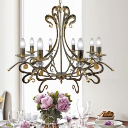 Люстра Петрасвет S3125-8, 8хЕ14 макс, 60Вт