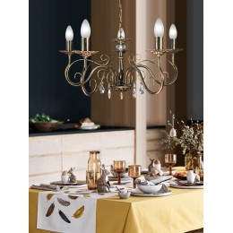 Люстра Петрасвет S1150-5, 5хЕ14 макс, 60Вт