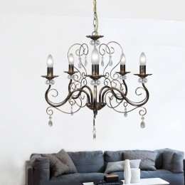 Люстра Петрасвет S1100-5, 5хЕ14 макс, 60Вт