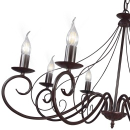 Люстра Петрасвет S1256-10, 10хЕ14 макс, 60Вт