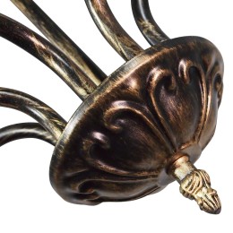 Люстра Петрасвет S1236-10, 10хЕ14 макс, 60Вт