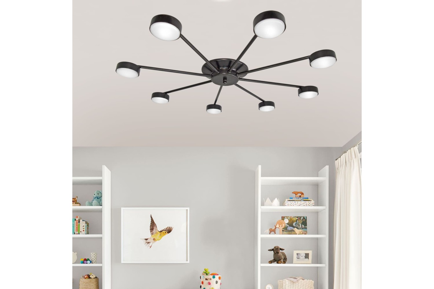 Черные люстры 